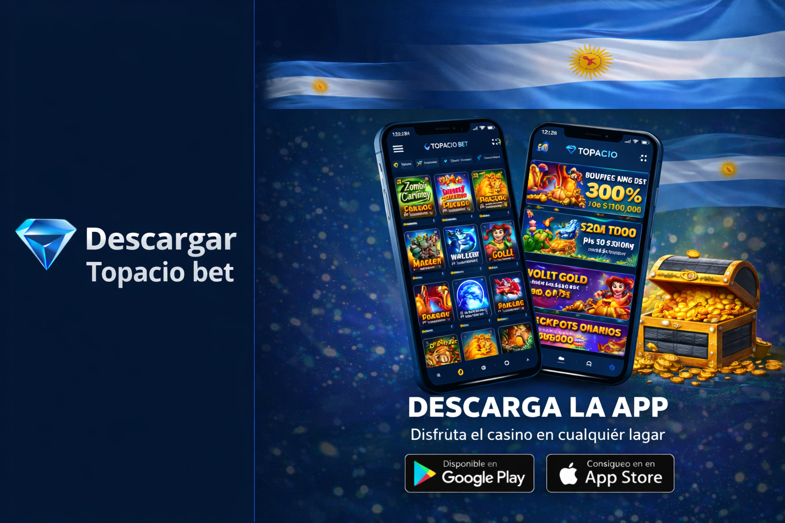 Topacio Bet App móvil